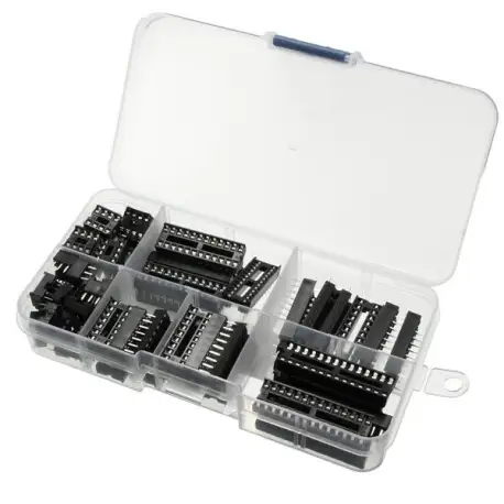 66pcs DIP IC Sockets Adaptor Solder Type Socket Kit