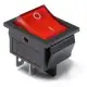 30pcs Red Light Lamp 4 Pin DPST ON-OFF Rocker Boat Push Button