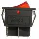 30pcs Red Light Lamp 4 Pin DPST ON-OFF Rocker Boat Push Button