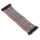 40pcs 20cm Male To Male Color Breadboard Cable Jumper Cable