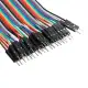 40pcs 20cm Male To Male Color Breadboard Cable Jumper Cable