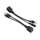 6pcs POE Adapter Cable Tape Screened POE Switch Cable POE