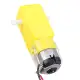 4 Pairs Smart Car Robot Plastic Tire Wheel with DC 3-6V Gear