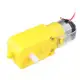 4 Pairs Smart Car Robot Plastic Tire Wheel with DC 3-6V Gear