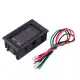 DC 0-300V 500A Voltage Current Panel Meter Digital Blue Red