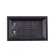 DC 0-300V 500A Voltage Current Panel Meter Digital Blue Red