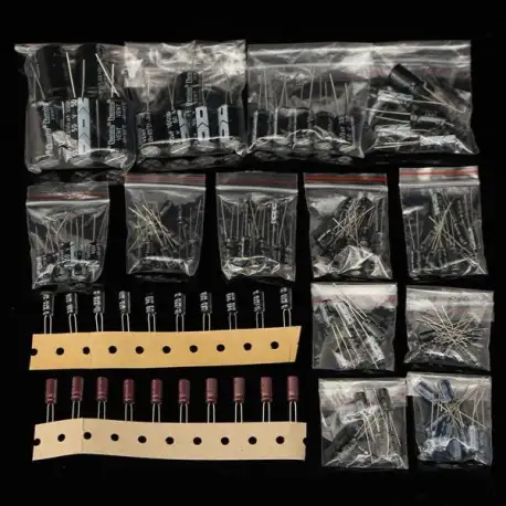 360pcs 15 Value 50V Electrolytic Capacitor 1UF-2200UF