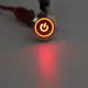 5 Pin 19mm LED Silver Steel Push Button Latching Power Switch