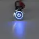 5 Pin 19mm LED Silver Steel Push Button Latching Power Switch