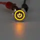 5 Pin 19mm LED Silver Steel Push Button Latching Power Switch