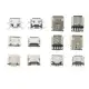 240Pcs 24 Models Micro USB Connector Socket Jack for MP3/4/5