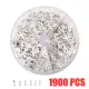 1900pcs Terminal Block Cold-Pressed Insulated Ferrules Terminal