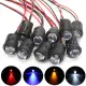 10Pcs 12V 10mm Ultra Bright Pre-wired Constant LEDs Water Clear