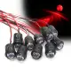 10Pcs 12V 10mm Ultra Bright Pre-wired Constant LEDs Water Clear