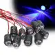 10Pcs 12V 10mm Ultra Bright Pre-wired Constant LEDs Water Clear