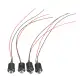 10Pcs 12V 10mm Ultra Bright Pre-wired Constant LEDs Water Clear