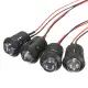 10Pcs 12V 10mm Ultra Bright Pre-wired Constant LEDs Water Clear