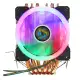 CPU Cooler 6 Heatpipe 4-Pin RGB 2x Cooling Fan For Intel