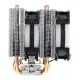 CPU Cooler 6 Heatpipe 4-Pin RGB 2x Cooling Fan For Intel