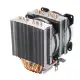 CPU Cooler 6 Heatpipe 4-Pin RGB 2x Cooling Fan For Intel