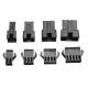 520Pcs 2.5mm Pitch 2 3 4 5 Pin JST SM Male & Female Plug