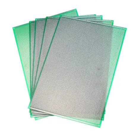 5pcs 20x30cm FR-4 2.54mm Single Side Prototype PCB Printed