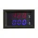 Mini Digital Voltmeter Ammeter DC 100V 10A Panel Amp Volt