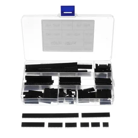 360pcs 4Pin-40Pin 2.54mm Pitch Straight Single Row PCB Board