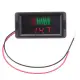 3Pcs Waterproof 12-60V Electric Universal Battery Voltage Meter