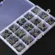 1000pcs 0.1-220uF 15 Value Electrolytic Capacitor Assortment