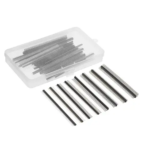 40Pcs 8 Kinds 2.54mm Breakaway PCB Board 40 Pin Male And Female