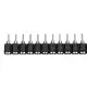 10pcs 40 Pin Single Row 2.54mm Round Female Header Pin