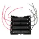 DIY 4 Slot 18650 Battery Holder With 8 Leads