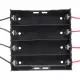 DIY 4 Slot 18650 Battery Holder With 8 Leads