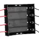 DIY 4 Slot 18650 Battery Holder With 8 Leads