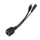 1 Pair POE Adapter Cable Tape Screened POE Switch Cable POE