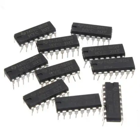25pcs SN74HC595N 74HC595 74HC595N HC595 DIP-16 8 Bit Shift