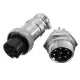 1Set GX16-8 Pin Male And Female Diameter 16mm Wire Panel
