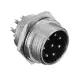 1Set GX16-8 Pin Male And Female Diameter 16mm Wire Panel