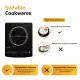 V-Guard VIC 2.0 EX 2000 W Induction Cooktop with Push Button