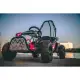Coleman Powersports 100cc Gas Powered Go Kart - Red and Black