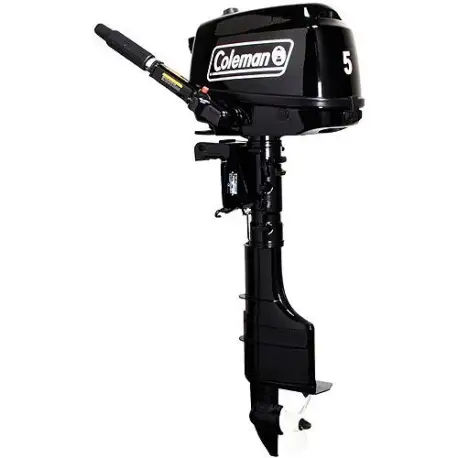 Coleman Powersports 5 HP Manual Start Outboard Motor - Short