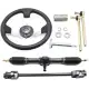 300mm Steering Wheel Kit, Go Kart Steering Wheel Tie Rod Rack