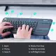 Logitech K400 Plus Wireless Livingroom Keyboard with Touchpad -