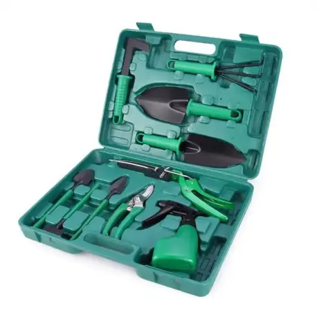 KKmoon Garden Tool Set 10pcs Stainless Steel Garden Tool Kit