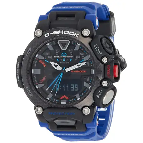 Casio G-Shock Analog-Digital Black Dial Men's Watch - Blue Strap