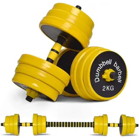 Nice C Adjustable Dumbbell Barbell Weight Pair, Free Weights