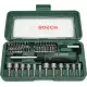 Bosch 46 Piece Screwdriver Set (Black and Silver) (Pack of 46)