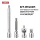 CASOMAN 1/4-inch Drive Click Torque Wrench Set