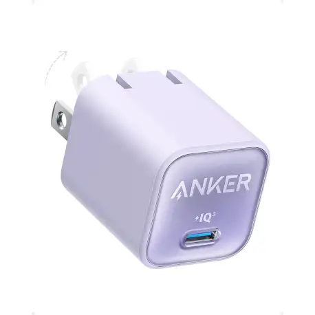 Anker Nano 3 USB GaN Charger 30W, 511 Charger (Nano 3), PIQ 3.